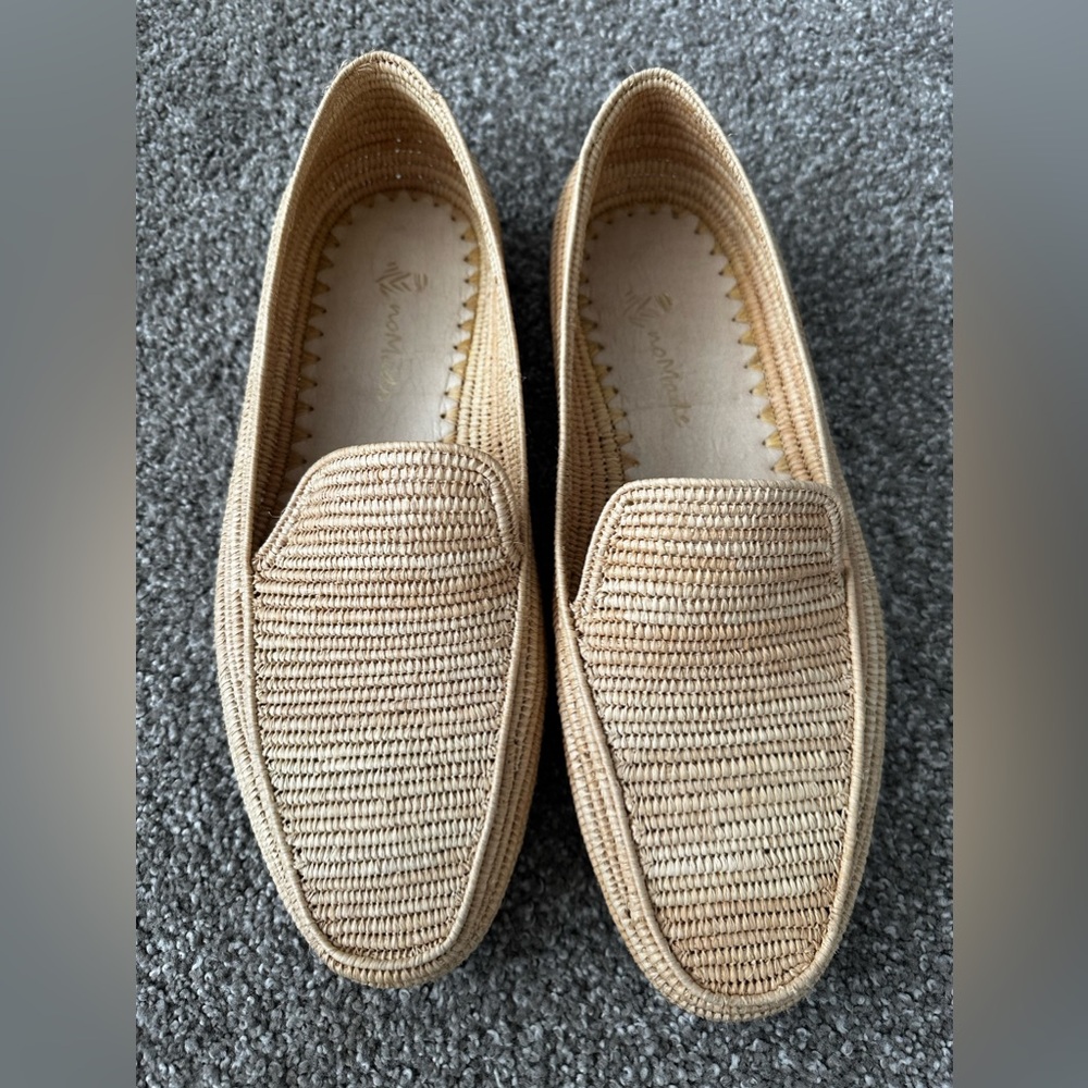 COPY - Raffia brown loafers size 10